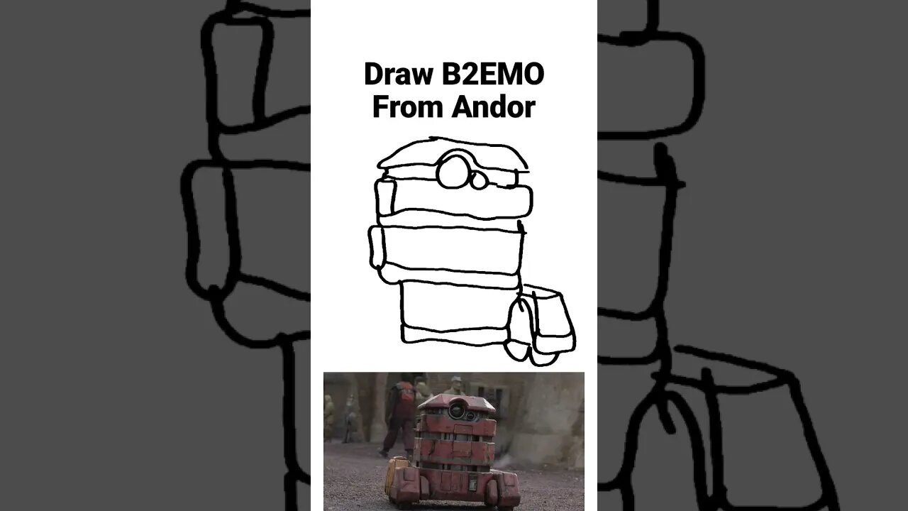 Draw B2EMO from Andor | Star Wars #starwars #andor #starwarsandor