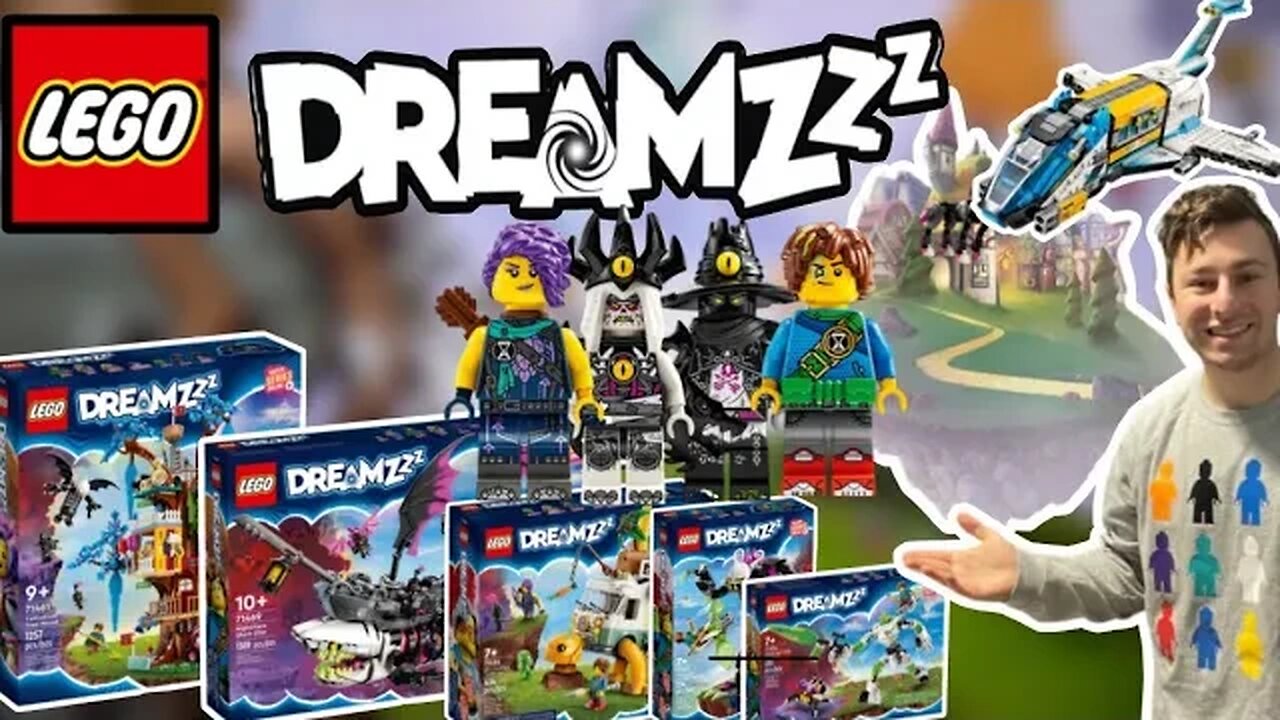 LEGO DREAMZzz Sets Look Amazing | Pre-Order Now | Building a LEGO DreamZzz World!