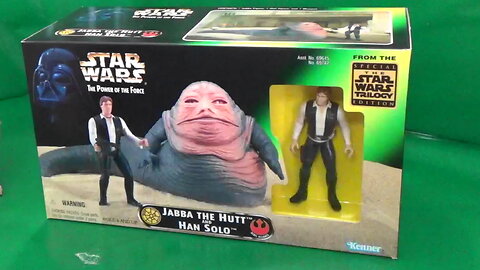 Han Solo and Jabba Star Wars Action Figures