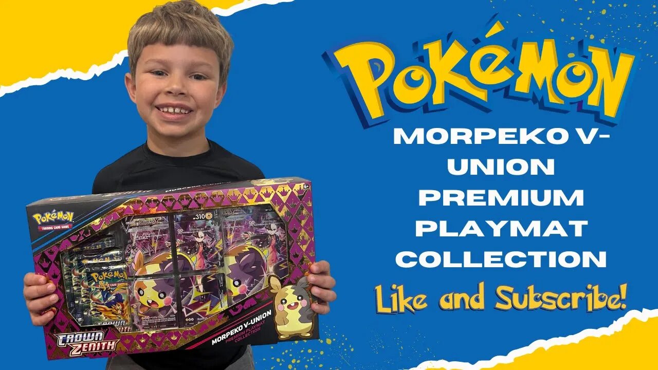 Unboxing Madness: Watch PokeMONSTER's Reaction to the Pokemon Morpeko Premium Playmat Collection! 👀