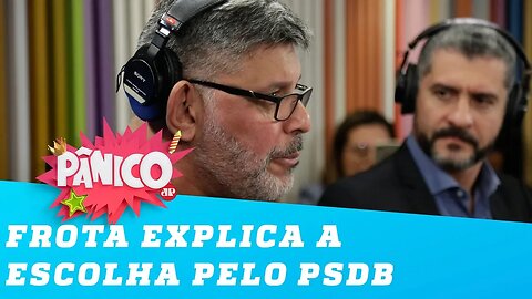 Frota explica escolha por tucanos após críticas ao partido: 'Faço parte de um novo PSDB'