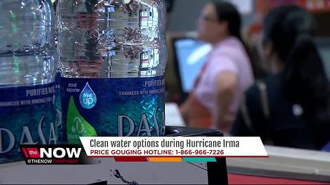 Finding water in Tampa Bay before Irma