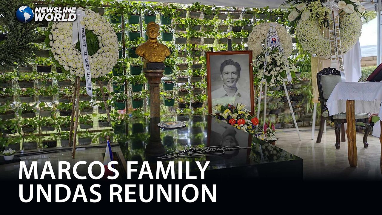 PBBM, First Family visit tomb of late former President Marcos Sr. at Heroes' Cemetery