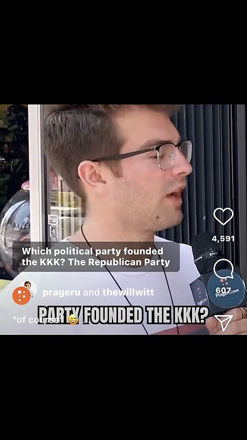 Captioned - Which political party founded the KKK?