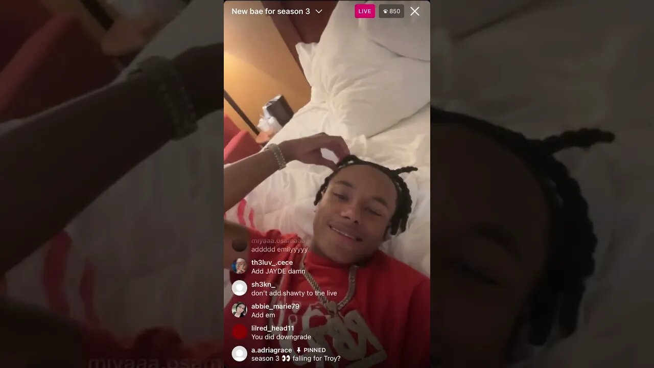 RICHBOY TROY INSTAGRAM LIVE RBT MAKE JAYDEE JEALOUS WITH NEE GIRL (07/09/23)