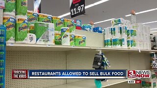 Nebraska to let restaurants sell bread, milk, toilet paper
