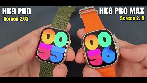 HK9 PRO VS HK8 PRO MAX Ultra Smart Watch 8