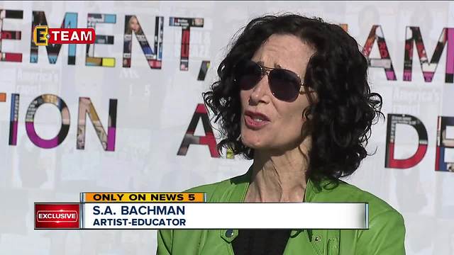 Cleveland native transforms 26-foot bus into public art to raise awareness about sexual assault