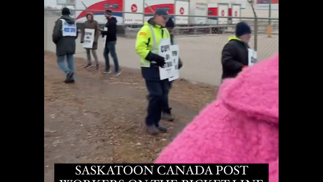 400 Saskatoon Postal Workers on Strike. Want more money.