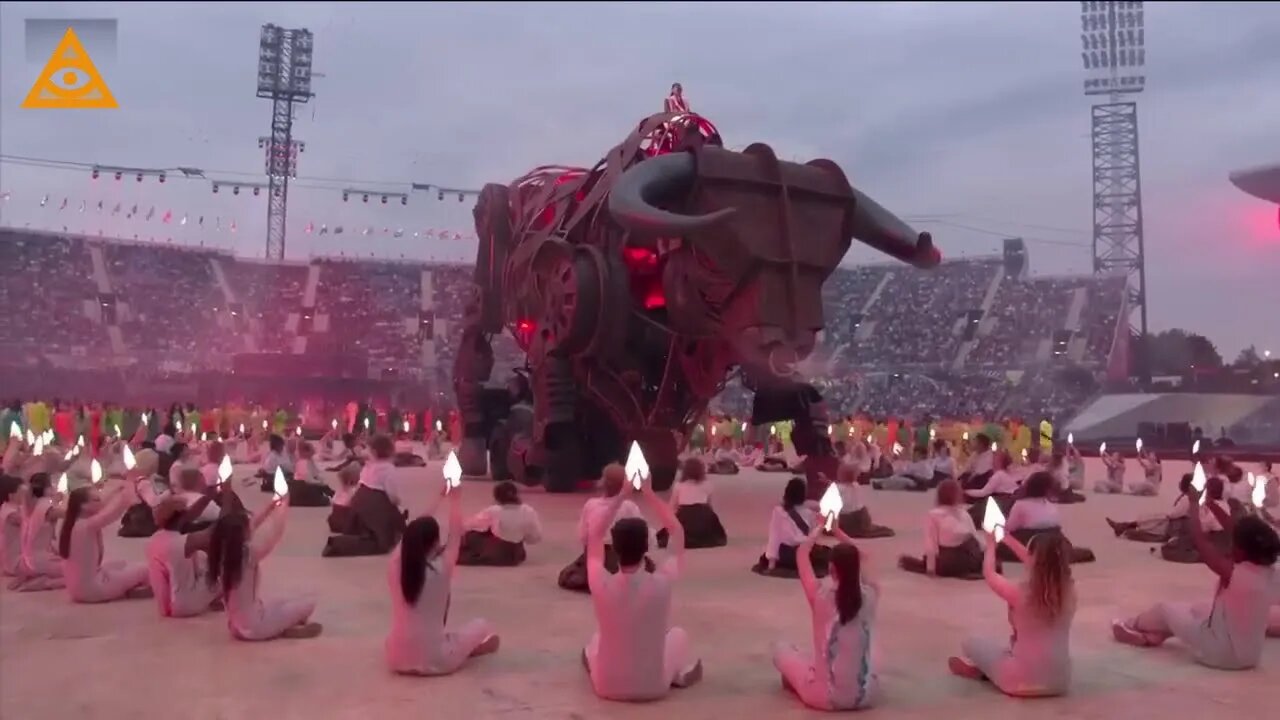 Bizarre opening ceremony in Birmingham, UK, 2022.