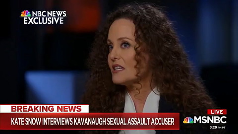 Swetnick Falls Apart During Interview, Literally Calls Kavanaugh by Wrong Name