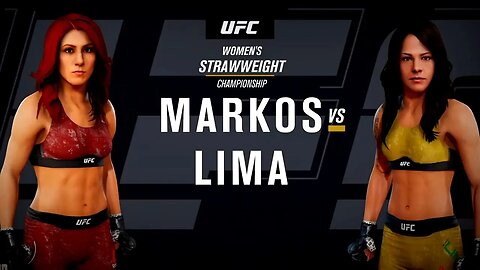 EA Sports UFC 3 Gameplay Juliana Lima vs Randa Markos