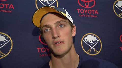 Sabres' Tage Thompson sounds off after 3-1 loss to Bruins