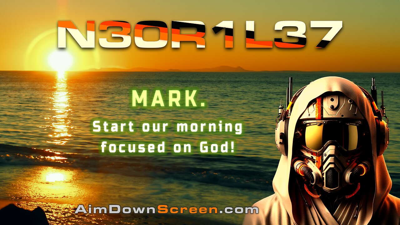 N30R1L37: Let's start off with Mark this morning! and some COD :)