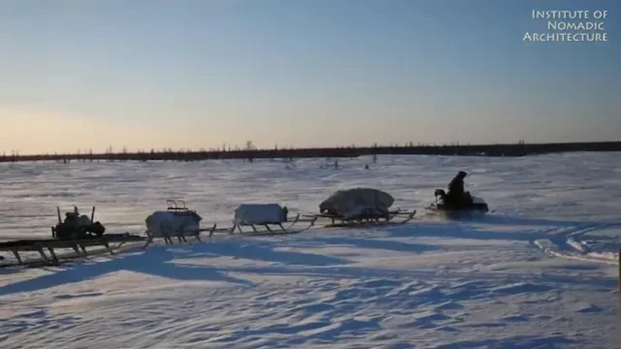 Warmest Tent on Earth Pitching in the Siberian Arctic Winter Ненецкая палатка чум