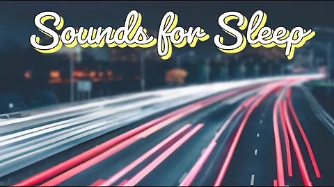 City Traffic Sounds for Sleep | Highway Ambience at Night | 10 Min ASMR White Noise