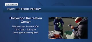 Wednesday drive-up food pantry at Hollywood Recreation Center