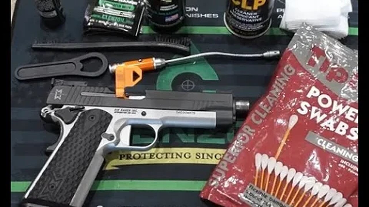 How to clean the Sig Sauer 1911 Max Michel 9mm pistol