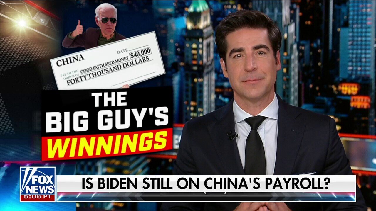 Jesse Watters: Biden Has Been Shoveling Chinese Fortune Cookies Down His Whole Career