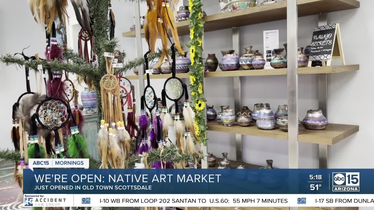 We're Open! Arizona: Native Art Market opens in Old Town Scottsdale