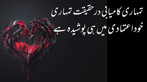 New Whatsapp Status 202 | Tumhair Kamyabi Dar Haqeeqat Tumhari | Sad Urdu Hindi Quote Aqwal e Zareen