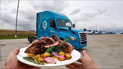Cooking A Michelin Star Meal In My Truck - (lamb chops)