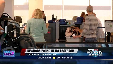 Abandoned newborn found at airport