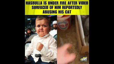 hasbulla over a baby tap