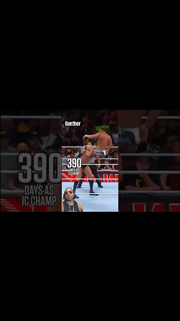 Gunther Longest Intercontinental Champion Reign 🎖️🥇 WWE Wrestling All Time