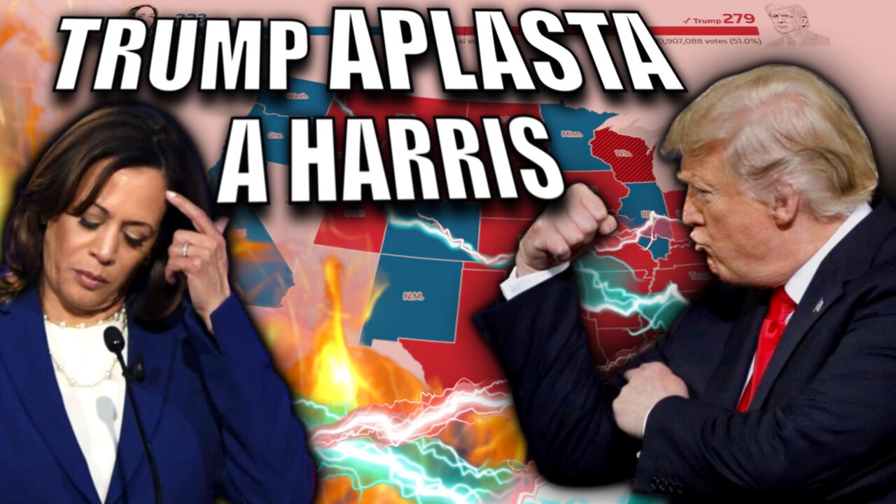 ¿QUÉ PASARÁ AHORA? DONALD TRUMP ARRASA CON HARRIS EN LAS ELECCIONES DE ESTADOS UNIDOS.