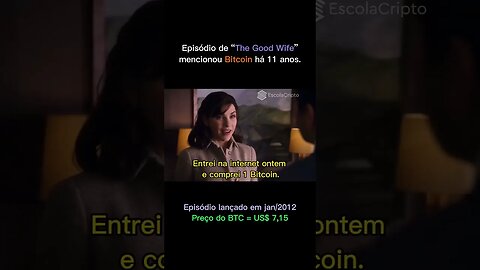 Bitcoin mencionado em episódio de The Good Wife em 2011