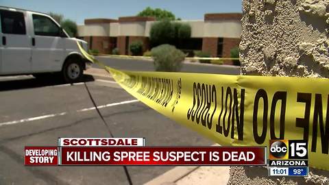 Suspect linked to Valley killing spree is dead, police say