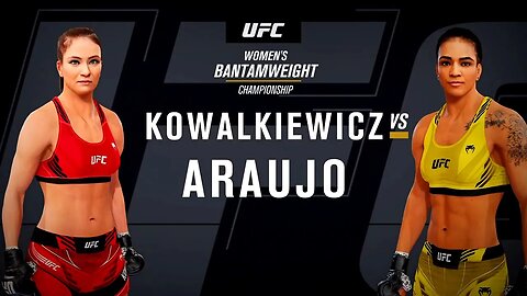 EA Sports UFC 4 Gameplay Viviane Araujo vs Karolina Kowalkiewicz