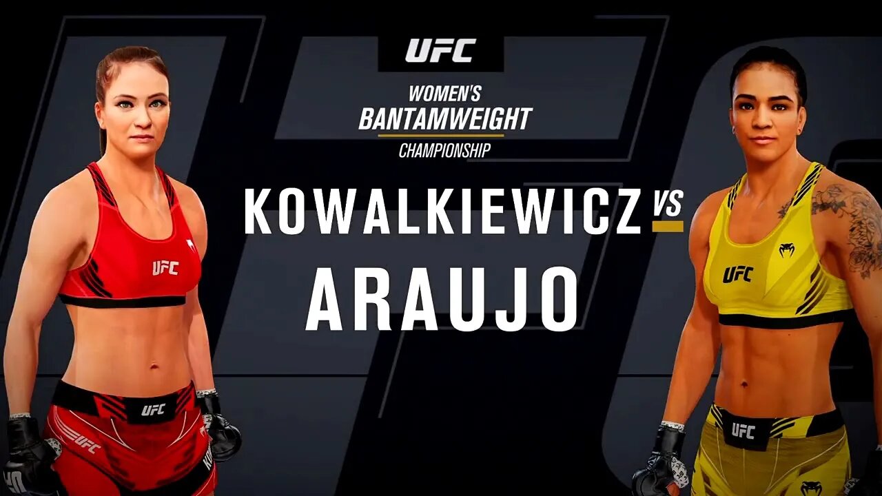 EA Sports UFC 4 Gameplay Viviane Araujo vs Karolina Kowalkiewicz