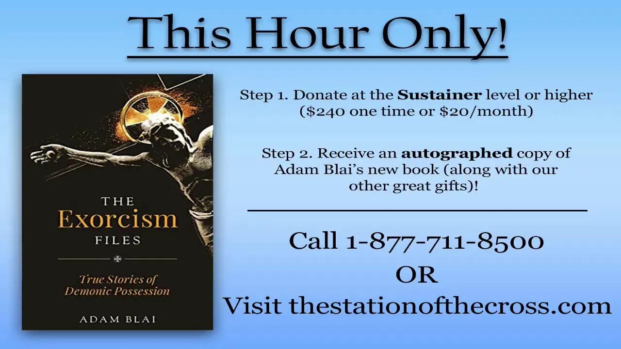 The Station of the Cross - Fall Appeal Campaign - Call in 1-877-711-8500
