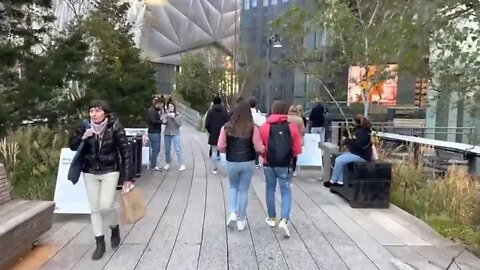 3 ==== Manhattan Virtual Tour Walking New York City 2022 Highline And Hudson Yards
