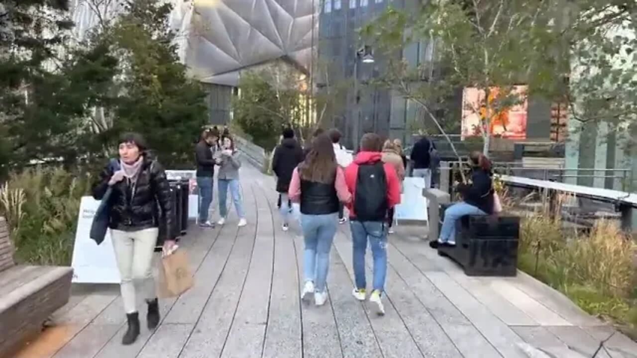 3 ==== Manhattan Virtual Tour Walking New York City 2022 Highline And Hudson Yards