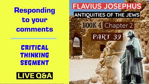 Flavius Josephus - Antiquities of the Jews | Book 4 - Chapter 2 (Part 39)