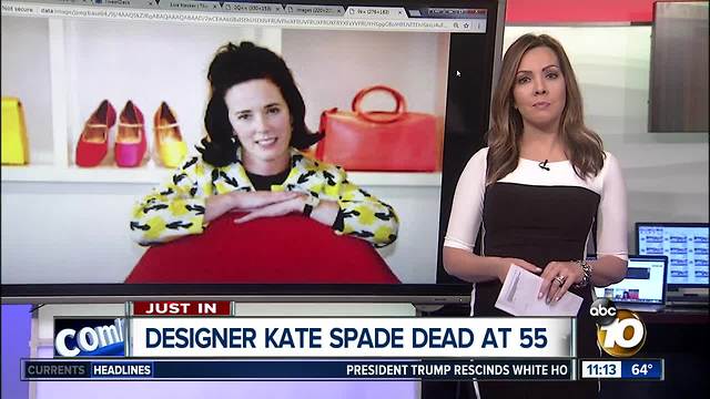 Designer Kate Spade dead at 55