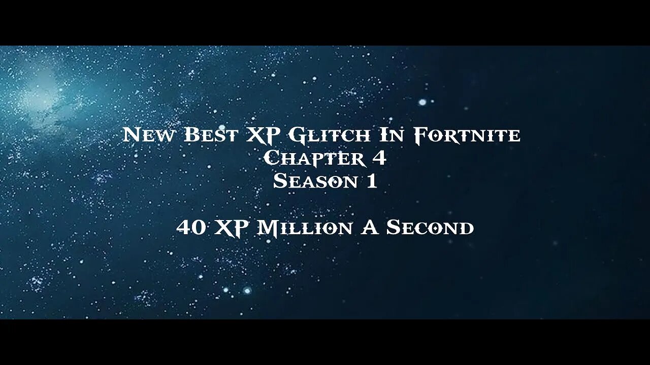 NEW WORKING XP GLITCH CREATIVE MAP CODE IN FORTNITE CHAPTER 4 SEASON 1! (3 MILLION XP PER MINUTE)