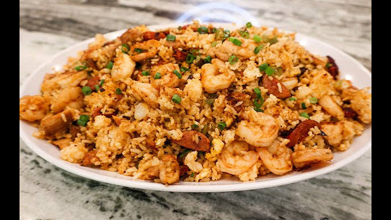 Satisfy Your Cravings: Cajun Fried Rice cc by Smokin' & Grillin With AB