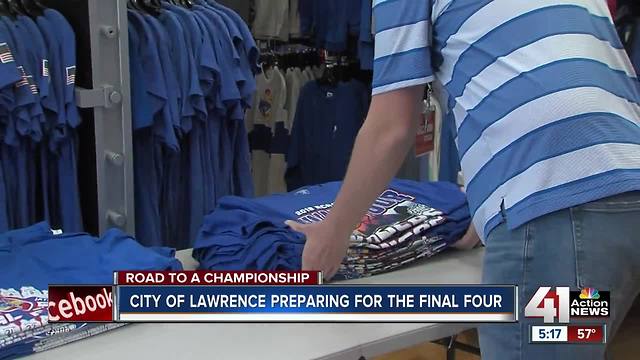 City of Lawrence preparing for the Final Four