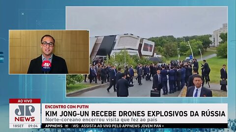 Kim Jong-un ganha drones de presente ao deixar a Rússia