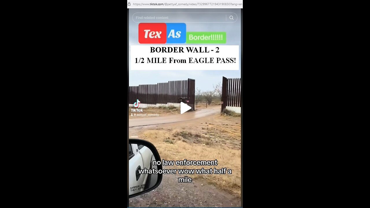 TX BORDER IS WIDE OPEN - 2 -SCAM -