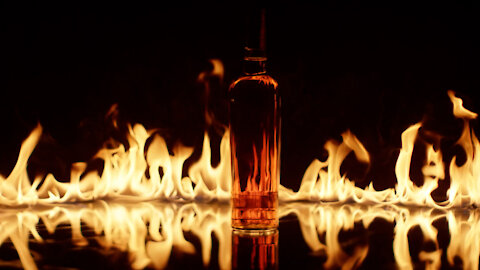 Whiskey bottle and fire | Relax music | Ambient| Background music