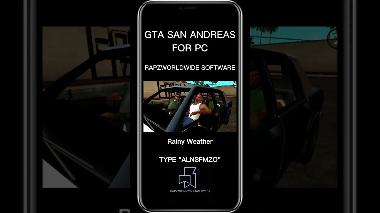 GTA: San Andreas - Rainy Weather (Cheat for PC)