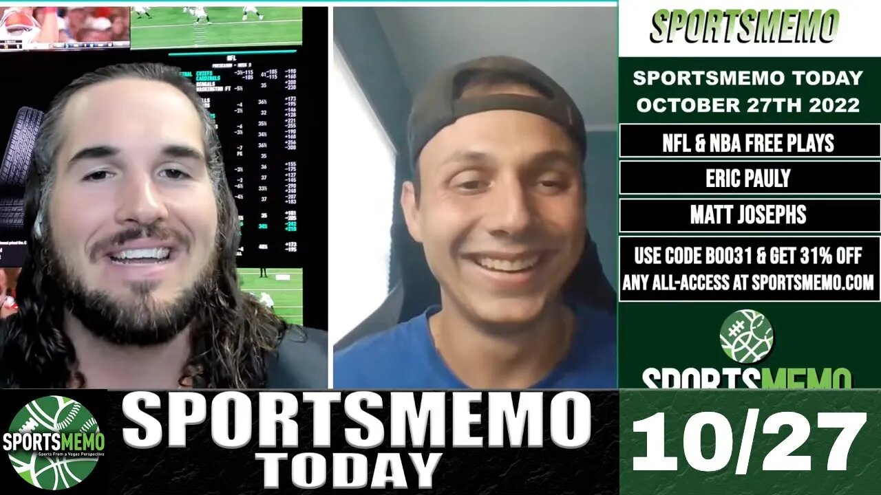 Free Sports Picks | NFL Week 8 Predictions & Props | Mavericks vs Nets Props | SM Today 10/27