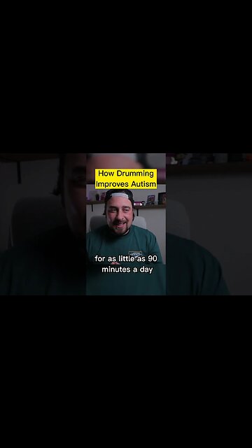 How Drumming Improves Autism @TheAspieWorld #autism #shorts #actuallyautistic