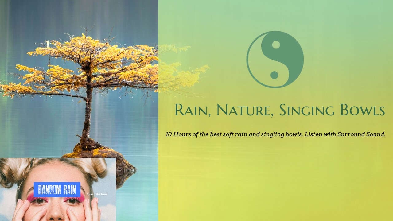 BEST DEEP SLEEP RAIN, NATURE AND SINGING BOWL SOUNDS