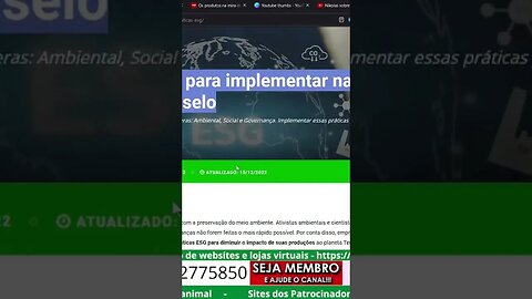 5 práticas ESG para implementar na sua empresa e conquistar o selo e falir a empresa né !